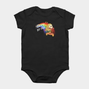 Born To Die / Existentialist Meme Design Baby Bodysuit